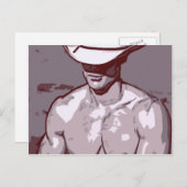 へりくだったカウボーイ ポストカード (正面/裏面)