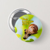 へりくだったカタツムリ 缶バッジ (正面&裏面)