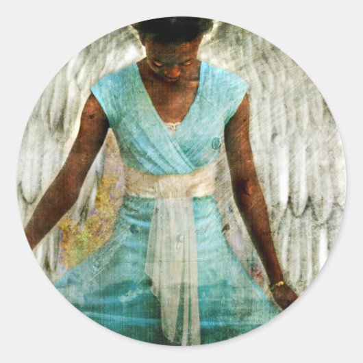 へりくだった天使 ラウンドシール (正面)