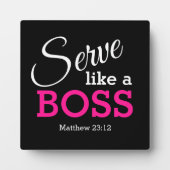 へりくだってボスだ フォトプラーク (正面)