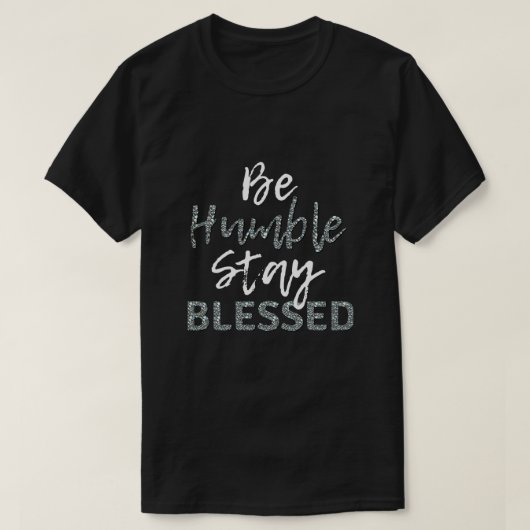 へりくだって賛美いる Tシャツ (デザイン正面)