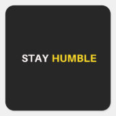 へりくだって スクエアシール (正面)