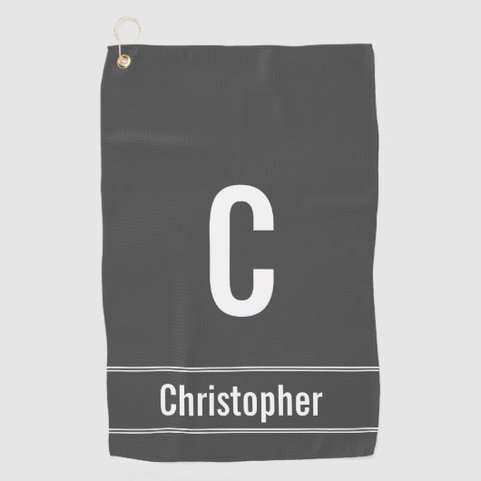へりくだり、基本的な編集可能な名前ゴルフタオル ゴルフタオル (正面)