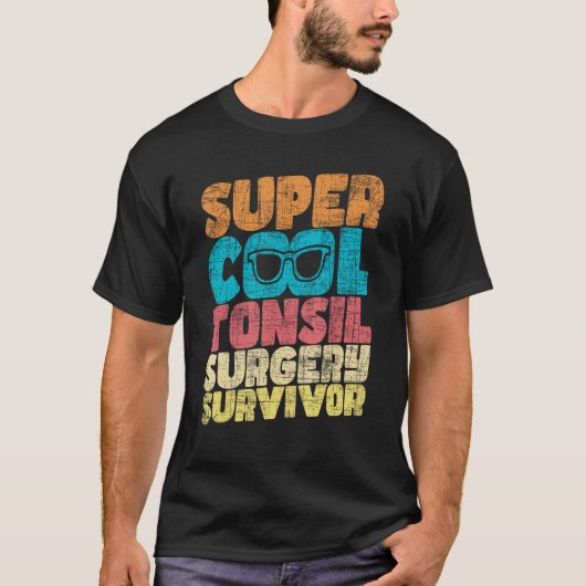 へんとう腺の手術生存者 – へんとう切除の回復 Tシャツ (正面)