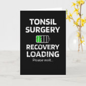 へんとう腺手術回復 |へんとう切除の贈り物 カード (黄色い花)