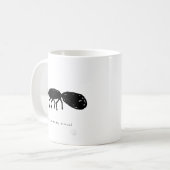へんなクモの絵 - 下手な絵 - おもしろい昆虫ギフト コーヒーマグカップ (正面左)