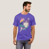 へッキン・ウルフコーンズのヴィンテージな友達 Tシャツ (正面フル)
