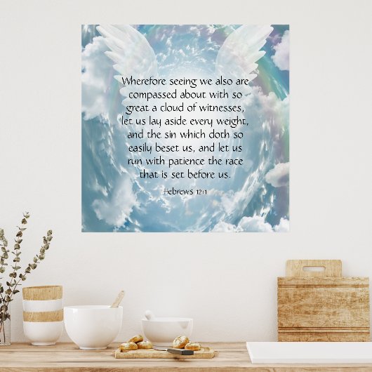 へブル12:1 ポスター (キッチン)