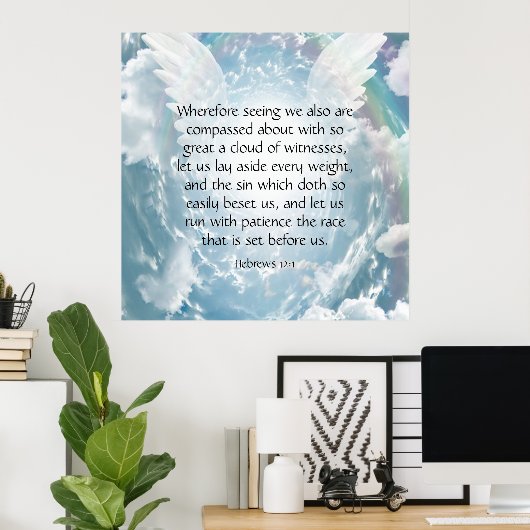 へブル12:1 ポスター (ホームオフィス)