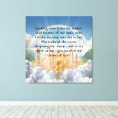 へブル12:2 キャンバスプリント (インサイチュ (ウッドフロア))