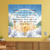 へブル12:2 キャンバスプリント (インサイチュ (リビング))