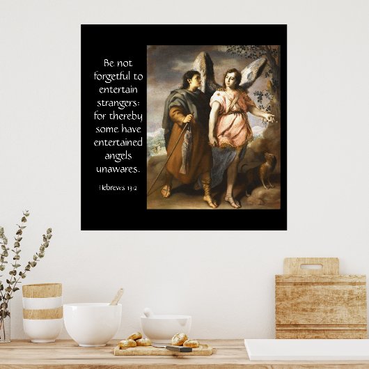 へブル13:2 ポスター (キッチン)