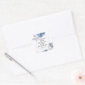 へブル13:5わたしはあなた離れを決して スクエアシール (封筒)