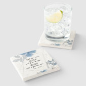 へブル13:5わたしはあなた離れを決して ストーンコースター (横)