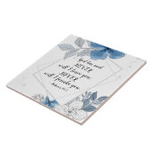 へブル13:5わたしはあなた離れを決して タイル (側面)