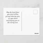 へブル13:5わたしはあなた離れを決して ポストカード (裏面)