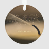 へブル13:5 オーナメント (裏面)