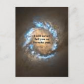 へブル13:5 ポストカード (正面)