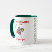 へブル13:6はっきりした肯定恐れなしイエスカスタム様 マグカップ (正面左)