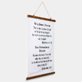 へブル2:18 吊り下げ型タペストリー (傾斜あり)