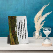 へブル4:16わたしたちは大胆来に、 フォトプラーク (側面)