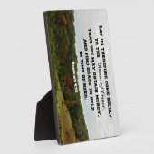 へブル4:16わたしたちは大胆来に、 フォトプラーク (側面)