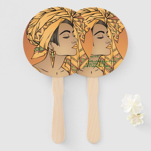 へブル4:16 ハンドファン (正面&裏面)