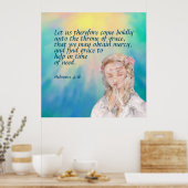 へブル4:16 ポスター (キッチン)