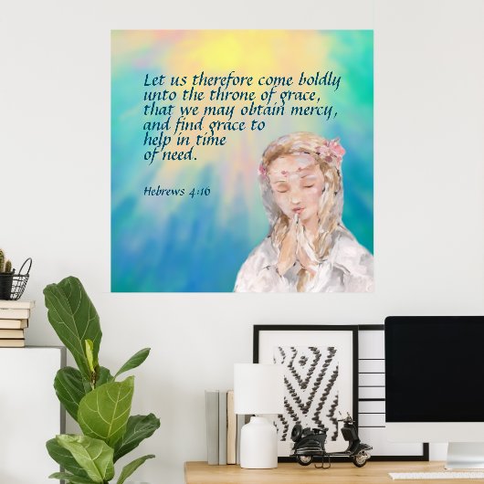 へブル4:16 ポスター (ホームオフィス)