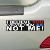 べたつく物からない私を展開させました! バンパーステッカー (車上)