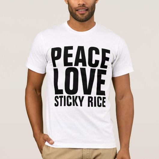 べたべたのご飯 Tシャツ (正面)
