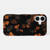 べっ甲柄 ヴィンテージ レトロ iPhone 16ケース (裏面横)