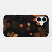 べっ甲柄 ヴィンテージ レトロ iPhone 16ケース (裏面横)