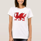 べべル効果のTシャツを持つウェルシュドラゴン Tシャツ (正面)