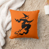 ほうきのハロウィンの装飾の枕|魔法使い クッション (ブランケット)