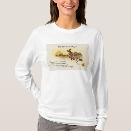 ほうきのハロウィンJoysWitch Tシャツ (正面)