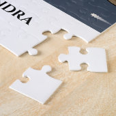 ほうきのパズルの魔女。名前をカスタムする。 ジグソーパズル (側面)