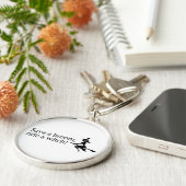 ほうきの乗車を魔法使い2救って下さい キーホルダー (側面)