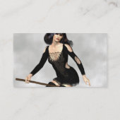 ほうきの名刺を持つ魔法使い 名刺 (裏面)