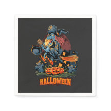 ほうきの恐ろしい魔女