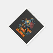 ほうきの恐ろしい魔女 スタンダードカクテルナプキン (角)