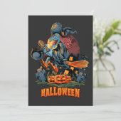 ほうきの恐ろしい魔女 招待状 (スタンド正面)