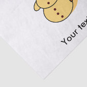 ほうきの漫画が付いている雪だるま 薄葉紙 (詳細)