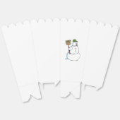 ほうきの雪だるまポップコーン箱 フェイバーボックス (見開き)