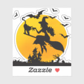 ほうきの魔女ハロウィンスプキー シール (シート)