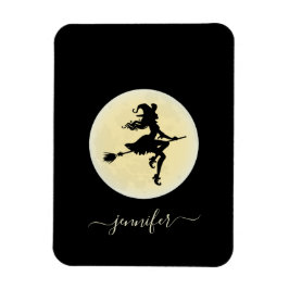 ほうきの魔女パーソナライズされた マグネット