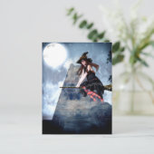 ほうきの魔女 ポストカード (スタンド正面)