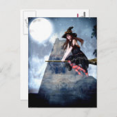 ほうきの魔女 ポストカード (正面/裏面)