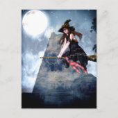 ほうきの魔女 ポストカード (正面)