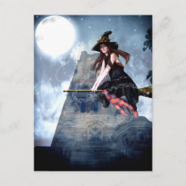 ほうきの魔女 ポストカード